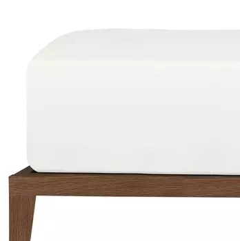 Простынь на подгонке Uncover by Schiesser New Jersey, 150x1x200 см, белый