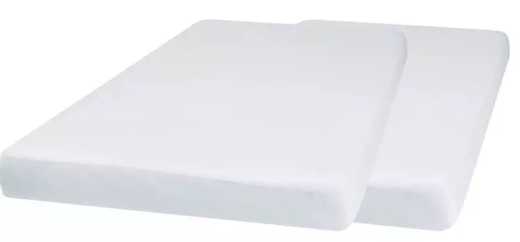 Простынь на подкладке Junior 140 х 70 см хлопок белая 2 шт Playshoes