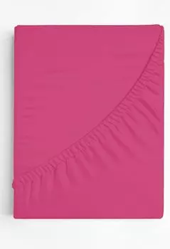 Простынь на резинке/плоская базовая фуксия 140х200см+30см