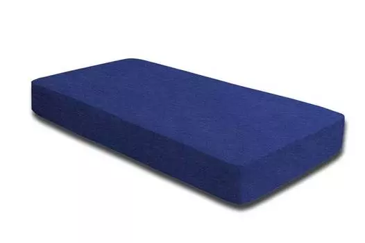 Простынь накладная пестрая 200х200 см. One-Home, синий