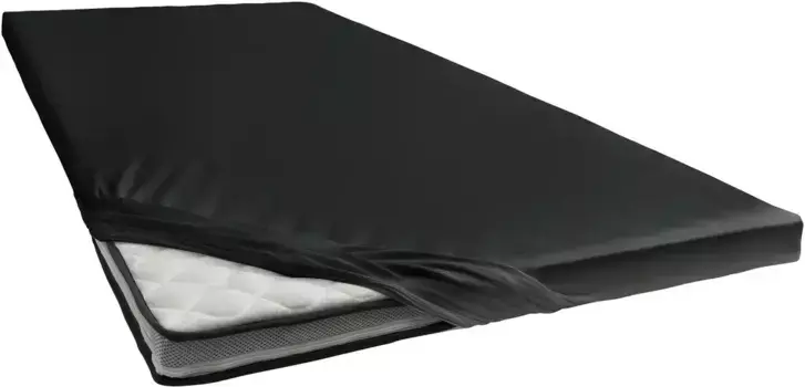 Простынь Золушка "Топпер простыня (до 15 см)", эластичность для гладко застеленной кровати, высотой до 15 см Cinderella 160х200-210 см, 1 шт., черный