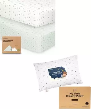 Простыни Keababies Pack and Play со встроенными простынями