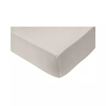 Простыни приталенные из тонкого трикотажа с эластаном светло-серые 90х200 см Mary Rose