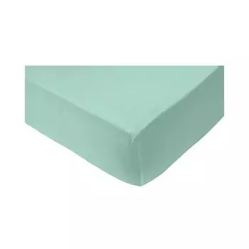 Простыни приталенные из тонкого трикотажа с эластаном светло-зеленые 180х200 см Mary Rose