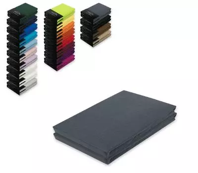 Простыни трикотажные, двойная упаковка, 120 х 200 см, антрацит Sdseetraum