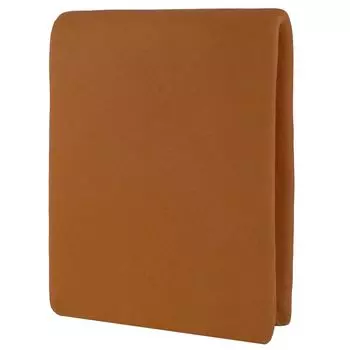 Простыня Aqua 200х220-220х240 шоколадно-коричневая, хлопок-эластан 190г/м CelinaTex