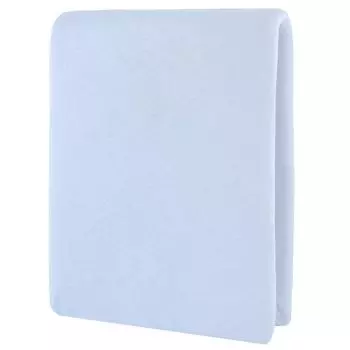 Простыня Aqua 200х220-220х240 светло-синяя, хлопок-эластан 190г/м CelinaTex