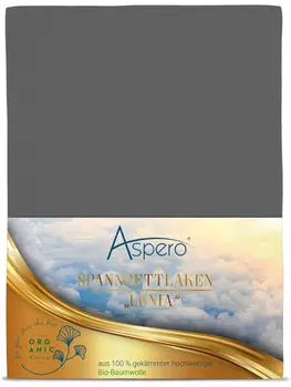 Простыня Aspero, антрацит