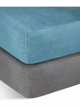 Простыня Aspero, цвет anthrazit/blau