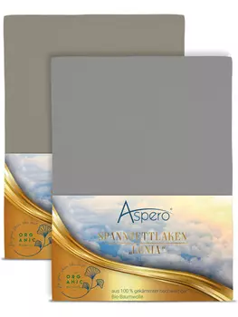 Простыня Aspero, цвет hellgrau/taupe