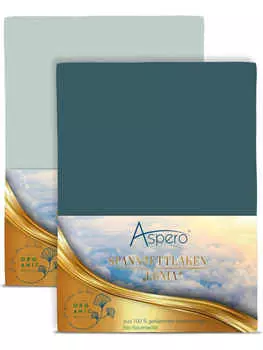 Простыня Aspero, цвет petrol/minze