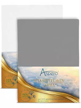 Простыня Aspero, цвет wei/hellgrau