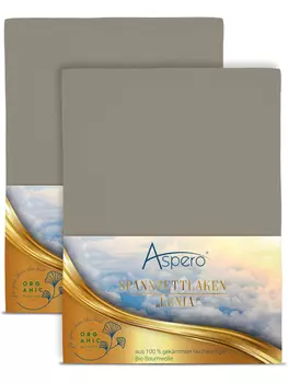 Простыня Aspero, серо-коричневый