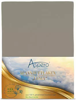 Простыня Aspero, серо-коричневый