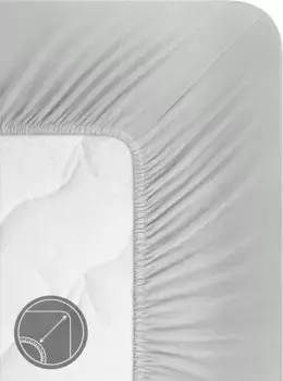 Простыня Aspero, светло-серый