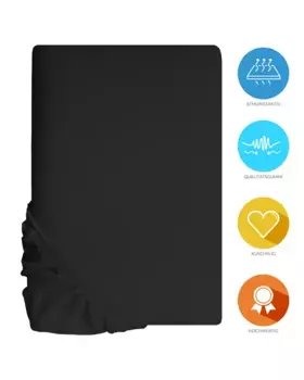 Простыня B&D Textiles, черный