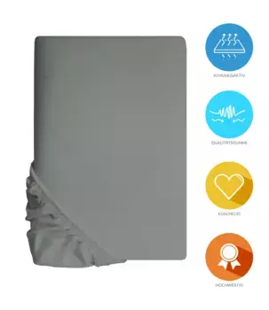 Простыня B&D Textiles, серый