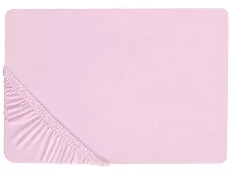 Простыня Beliani JANBU, 180x30x200 см, розовый