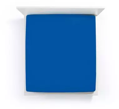 Простыня Bella Donna Jersey Alto для очень высоких матрасов, цвет королевский синий, размер 180х190-200х220 Formesse