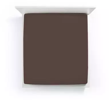 Простыня Bella Donna Jersey Alto для очень высоких матрасов цвет мокко размер 200х220-200х240 Formesse