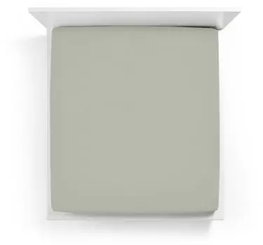 Простыня Bella Donna Jersey La Piccola 180х190-200 см цвет 633 - серо-зеленый Formesse