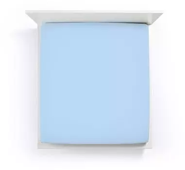 Простыня Bella Gracia La Piccola для топперов ростом до 7-10см, цвет голубой, размер 90х210-220 Formesse