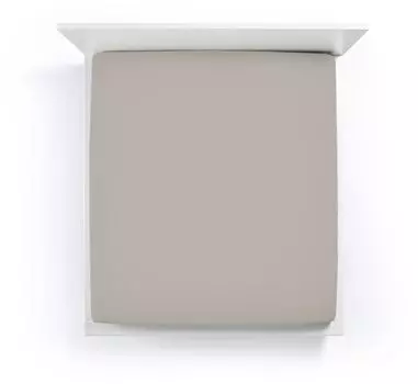 Простыня Bella Gracia La Piccola для топперов ростом до 7-10см цвет платина размер 90х210-220 Formesse