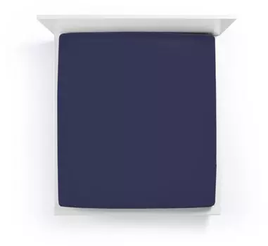 Простыня Bella Gracia La Piccola для топперов ростом до 7-10см цвет темно-синий размер 200х210-220 Formesse