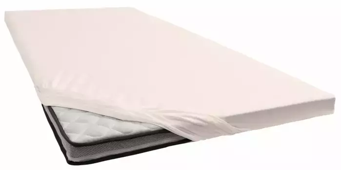 Простыня Bellana Джерси-Эластан хлопковая 180-200х200-220 см, цвет creme