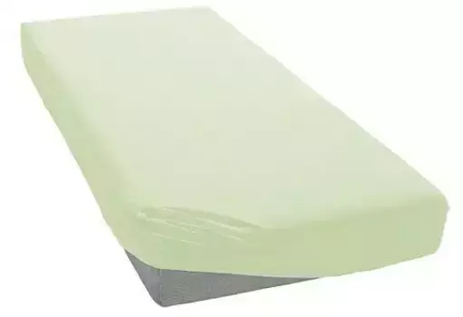 Простыня bellana "Джерси-Лиоцелл", терморегулирующая, не мнется 180-200х200-220 см, 1 шт., зеленый/лайм