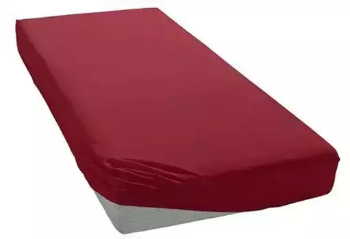 Простыня Bellana хлопковая 180-200х200-220 см, 1 шт., цвет rubin