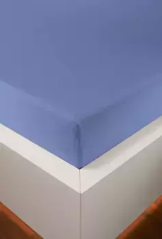 Простыня Bellana хлопковая 90-100х200 см, цвет mittelblau