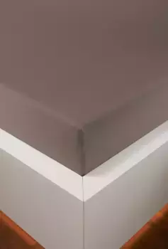 Простыня Bellana на подгонке "размера дыни. 70x140, 90x200, 140x200 или 180x200 см", хлопок, матрасы высотой до 25 см, простыни натяжные потолки и для детей 180-200х200 см, 1 шт., цвет kakao