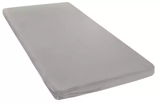 Простыня Bellana "Топпер "Дыня", 100% хлопок, простыня из трикотажа на резинке, подходит для топперов с пружинными матрасами, дышащая ", (1 шт.) 180-200х200 см, 1 шт., цвет silberfarben