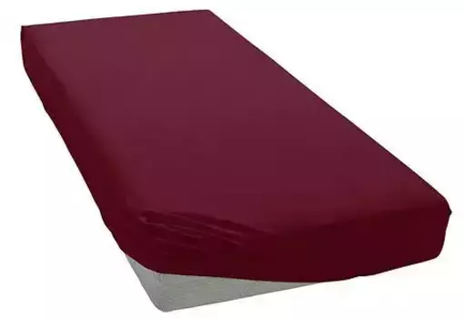 Простыня Bellana Twisted Elastane Deluxe 180-200х200-220 см, цвет bordeau