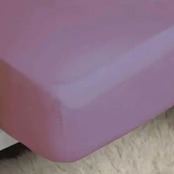 Простыня Belledorm Easy Care из перкаля на подкладке BM171 (King Size) (Старый розовый)