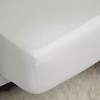 Простыня Belledorm плотностью 400 нитей, очень глубокая простыня из египетского хлопка BM136 (Superking) (цвет слоновой кости)