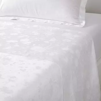 Простыня Bethany из хлопкового сатина Ralph Lauren Home, белый