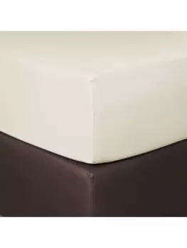 Простыня BettwarenShop Boxspring, белый