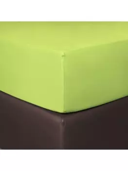 Простыня BettwarenShop Boxspring, цвет apfel