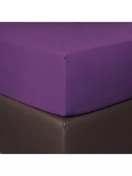 Простыня BettwarenShop Boxspring, цвет brombeer