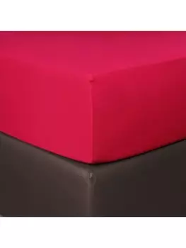 Простыня BettwarenShop Boxspring, цвет rubin