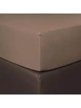 Простыня BettwarenShop Boxspring, цвет schlamm