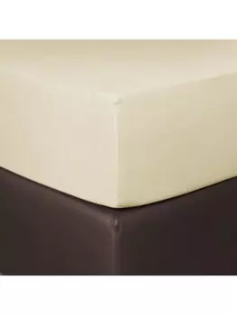 Простыня BettwarenShop Boxspring, цвет vanille