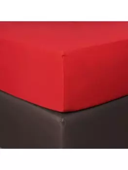 Простыня BettwarenShop Boxspring, красный