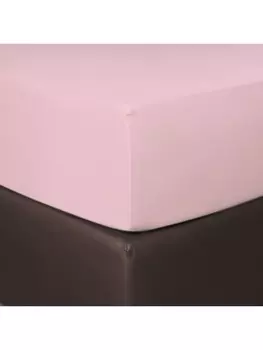 Простыня BettwarenShop Boxspring, розовый