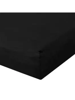 Простыня BettwarenShop, черный