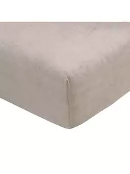 Простыня BettwarenShop, цвет basalt