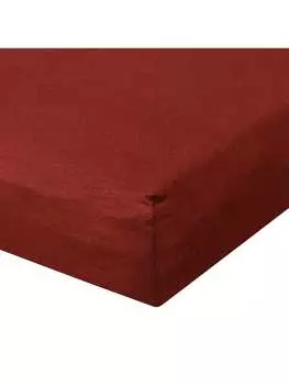 Простыня BettwarenShop, цвет kastanie