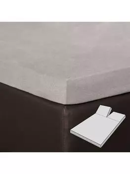 Простыня BettwarenShop, цвет platin